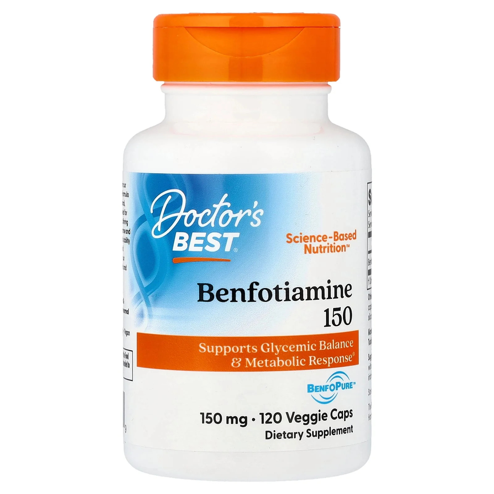 2 X Doctor’s Best, Benfotiamine 150, 150 mg, 120 Veggie Caps