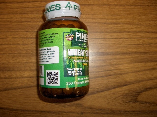 Pines Wheat Grass 500 mg 250 Tablets The Original Green Superfood Exp 10/2029