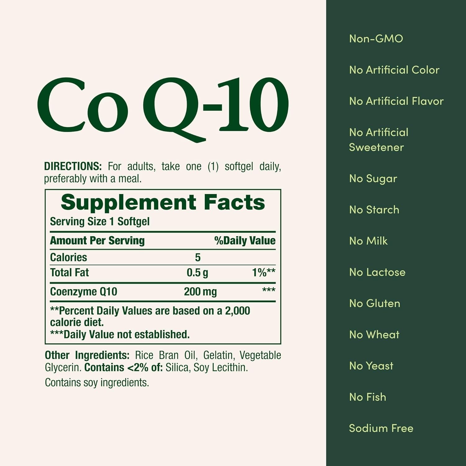 CoQ10 200mg 80 Rapid Release Softgels – Nature’s Bounty Heart Health Support
