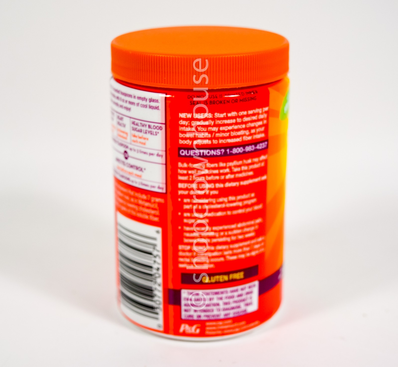 Meta Mucil Psyllium Fiber Supplement Premium Blend Orange 6.2oz jar 10/2026