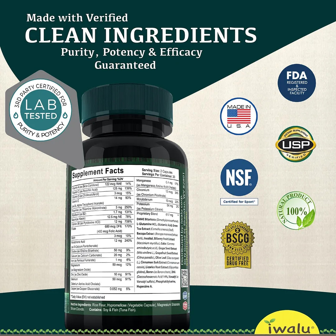 L Theanine 100 Mg | Best Supplement Office Computer Use FREE SHIP
