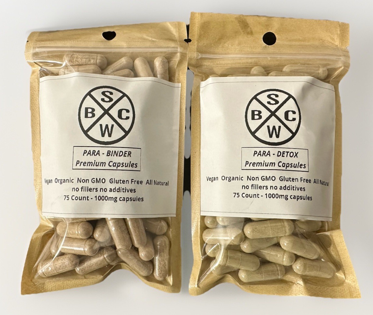 PARASITE DETOX – CANDIDA CLEANSE & BINDER TO REMOVE TOXINS – 150 CT Full Kit