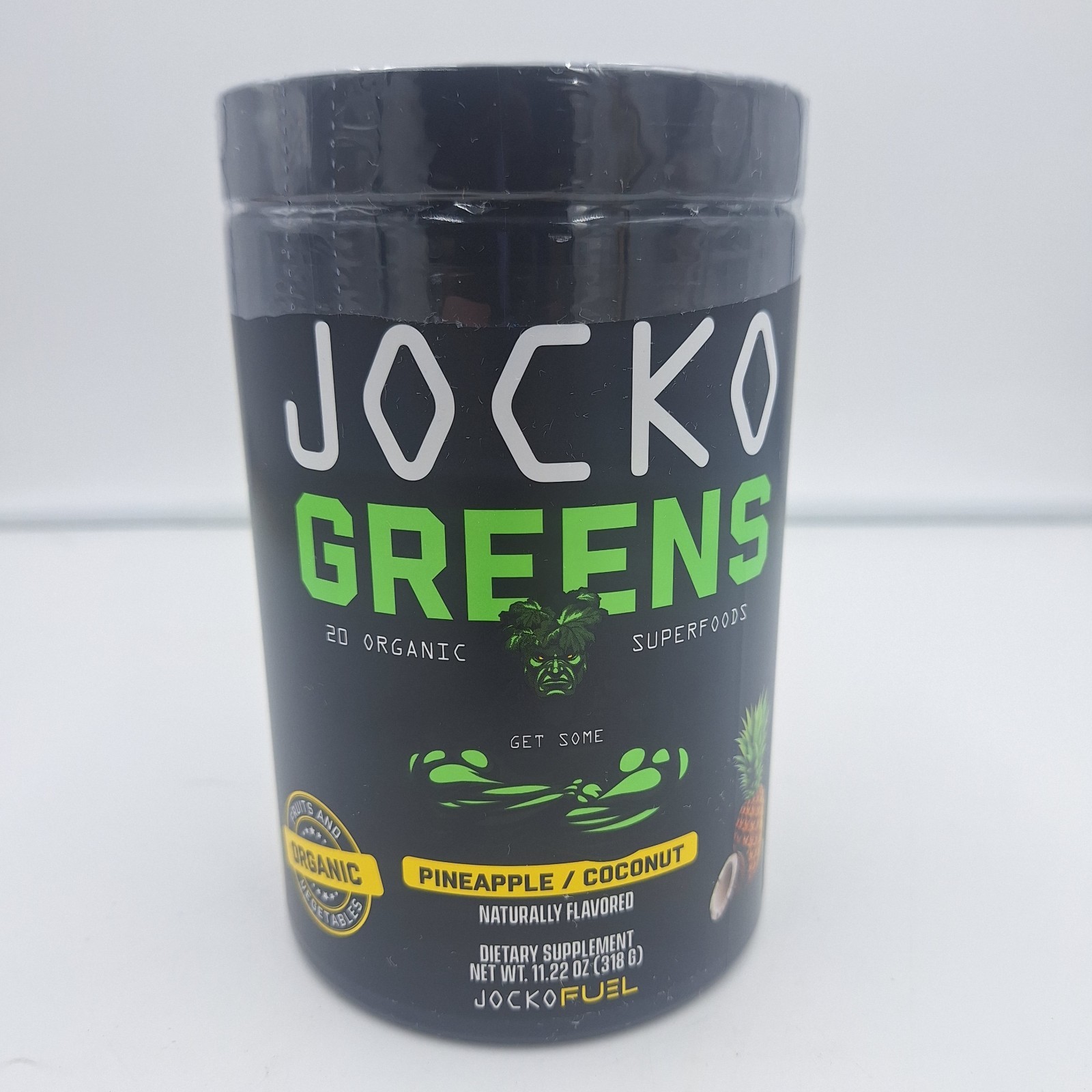 Jocko Greens Organic Super Food Pineapple Coconut Dietyary Supplement Exp 7/2027