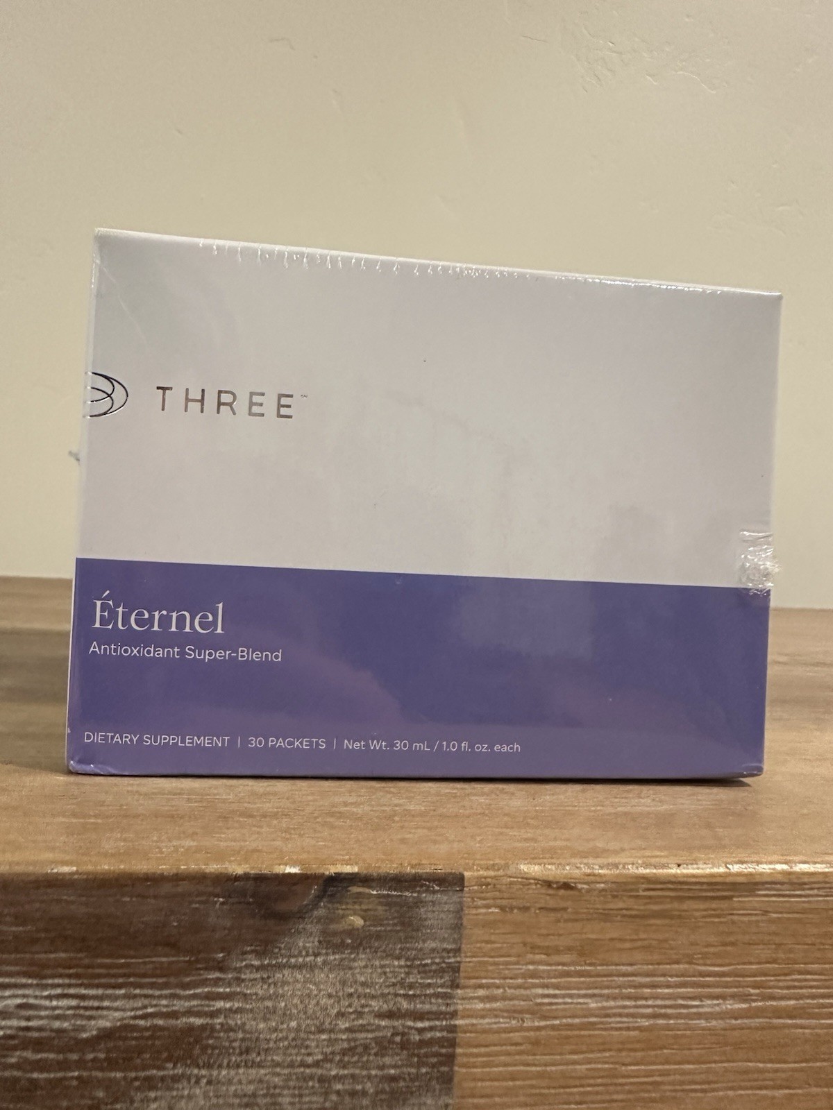 Three Antioxidant Super-Blend Dietary Supplement 30 Packets Unopened