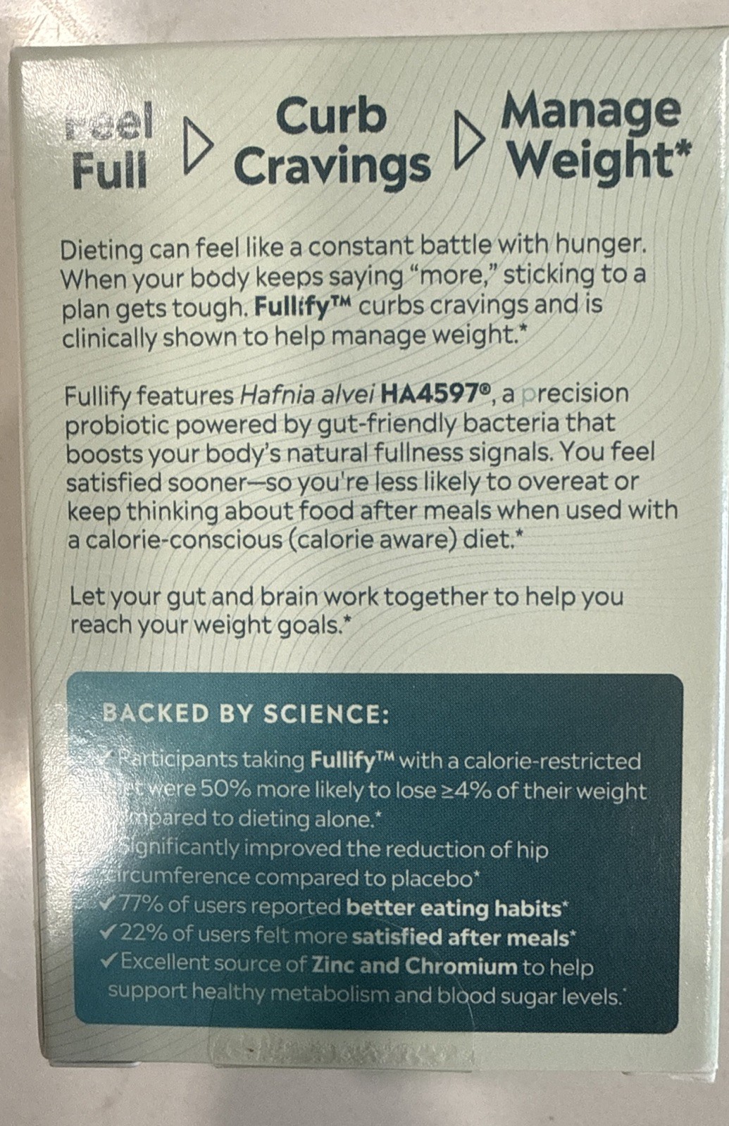Weight Management Probiotics for Women and Men Clinically Shown to Curb Cravings
