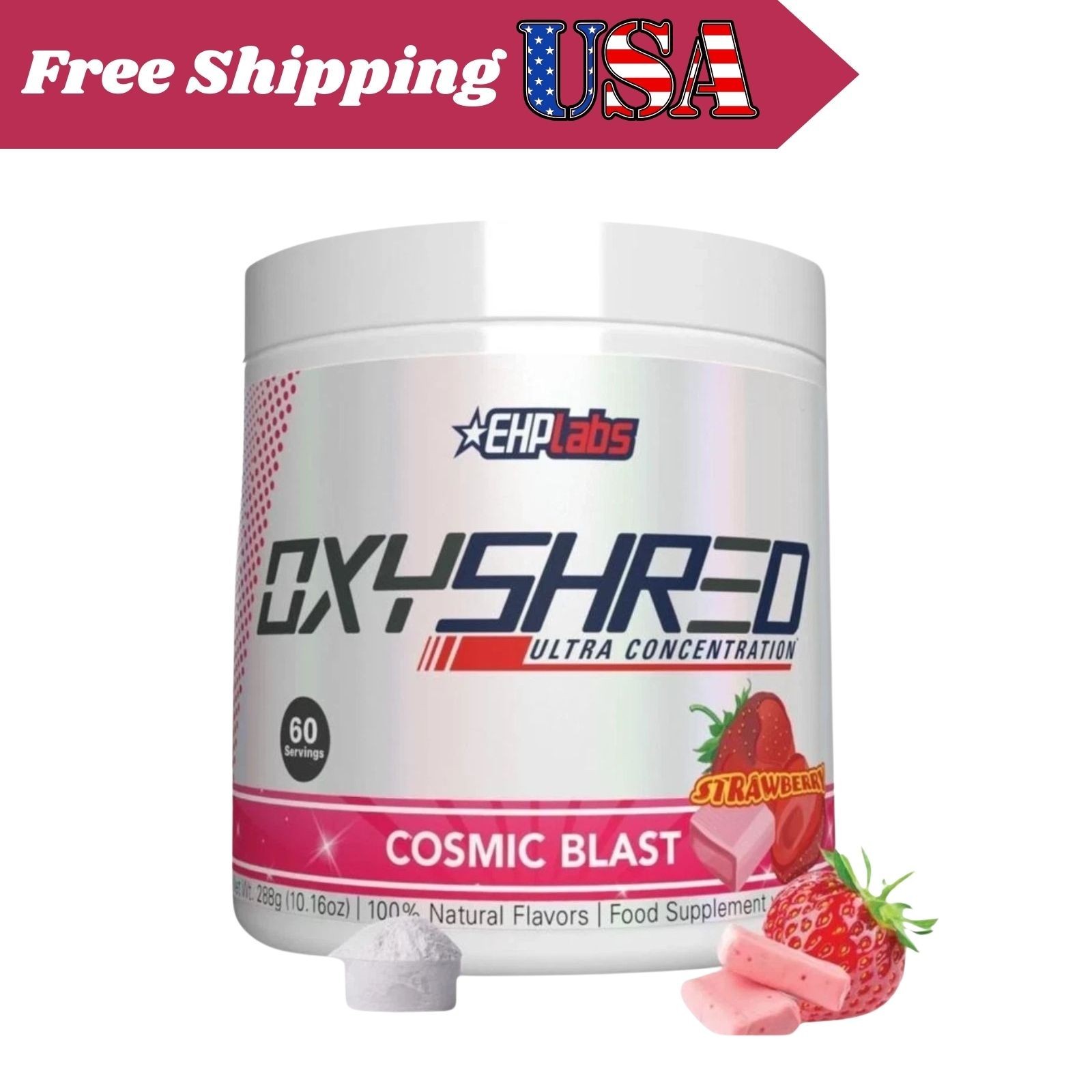 Thermogenic Oxyshred Fat Burner Pre-Workout Powder -Cosmic Blast 60 Servings USA