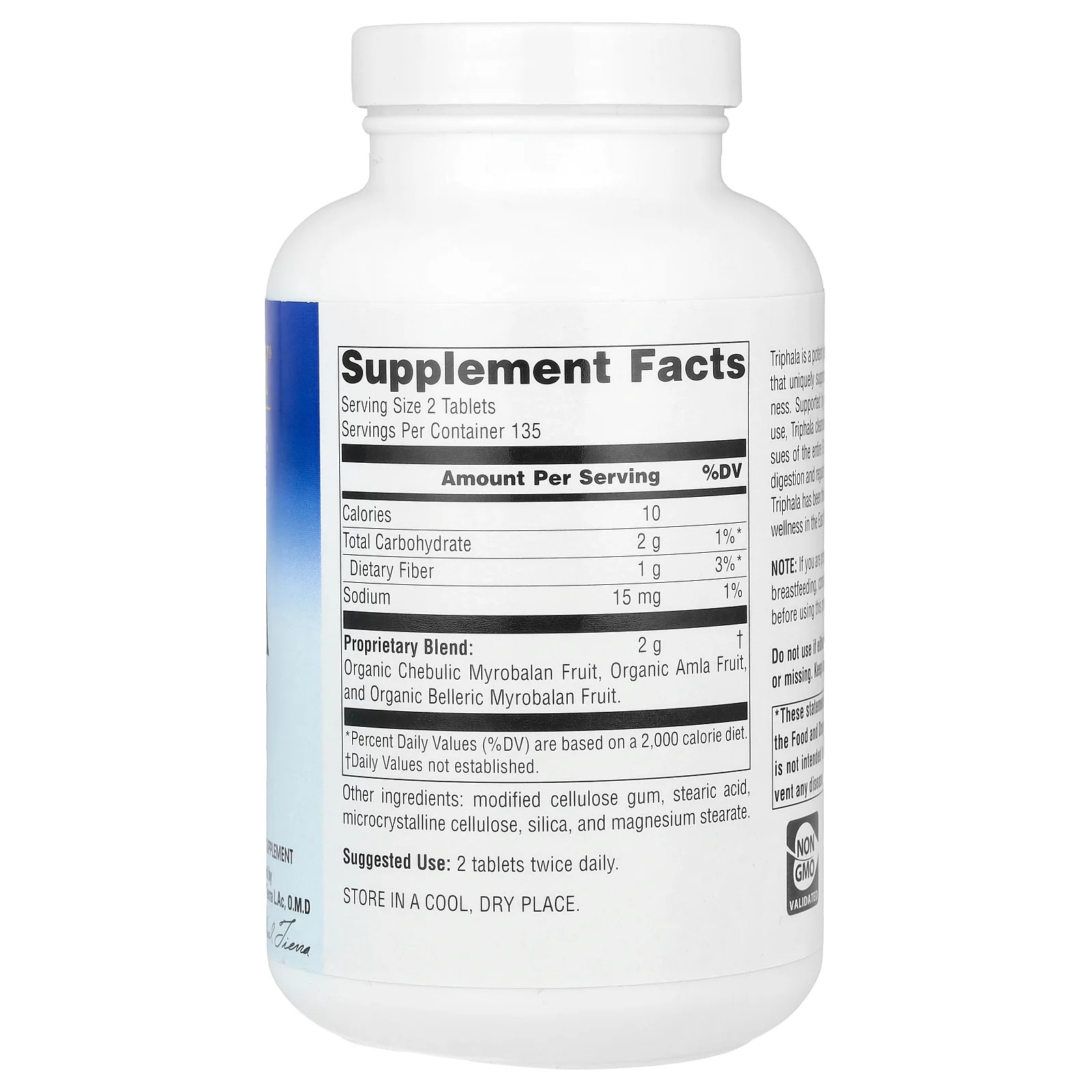 2 X Planetary Herbals, Triphala, 270 Tablets