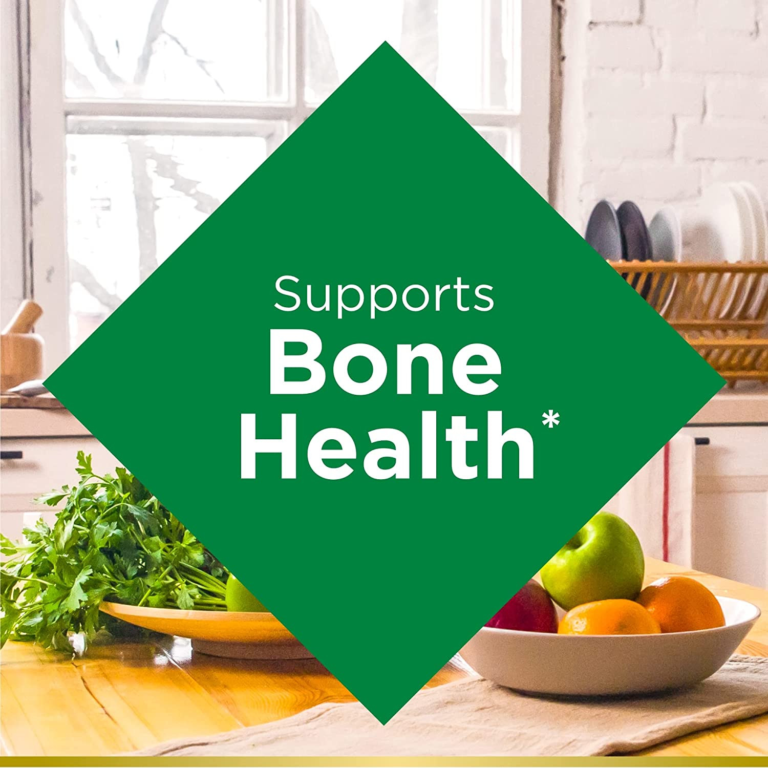 Nature’s Bounty Calcium & Vitamin D, Supports Immune & Bone Health, 120 Softgels