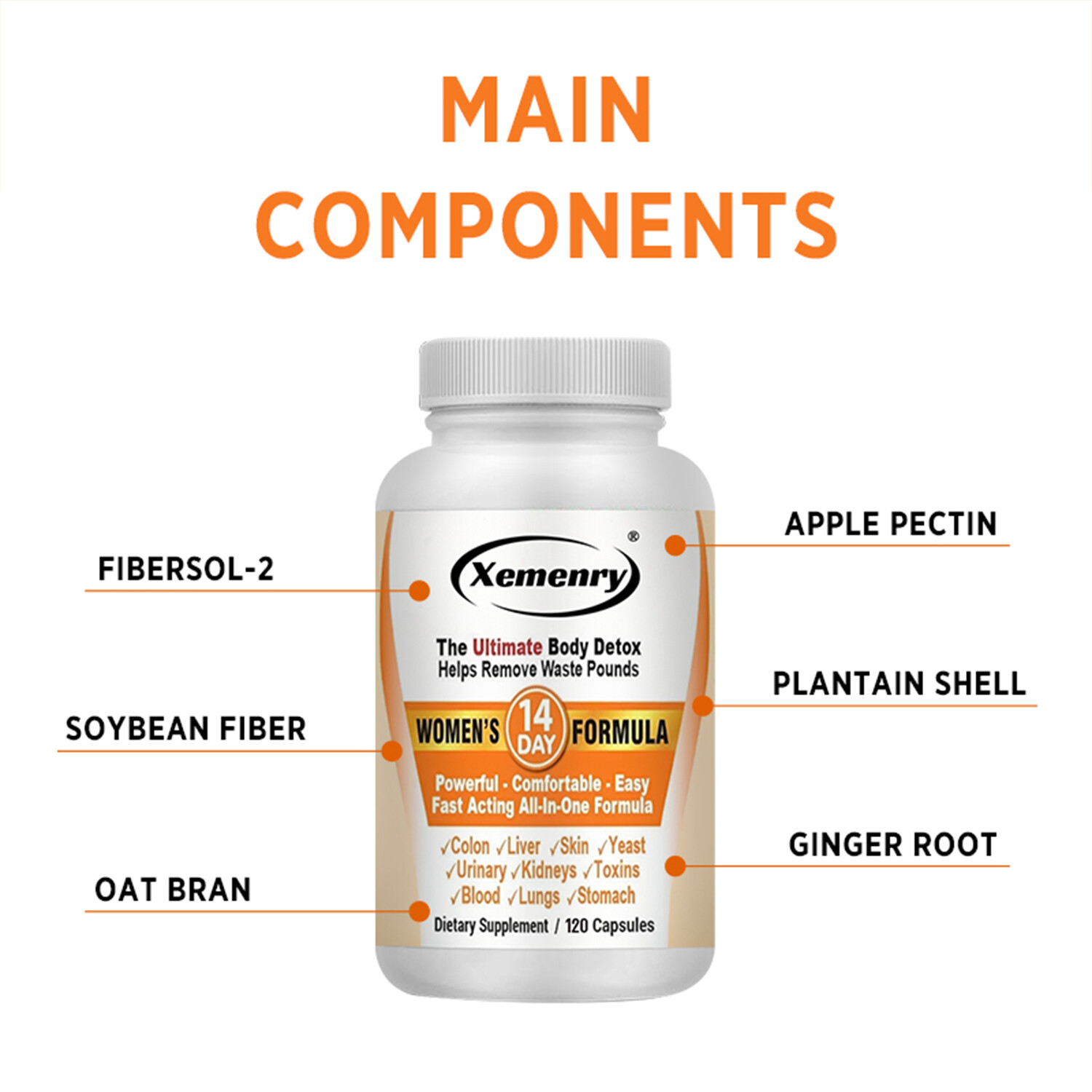 Women’s 14 Day Formula – Gut and Colon Support, Cleanse Detox, Digestive Support
