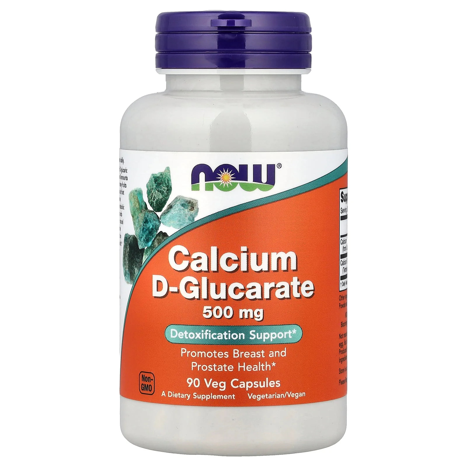 2 X NOW Foods, Calcium D-Glucarate, 500 mg, 90 Veg Capsules