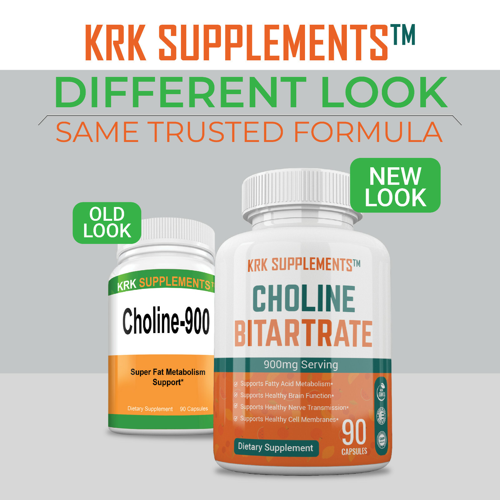 2 Choline Bitartrate 900mg serving Brain Memory Booster Nootropic Fatty Liver