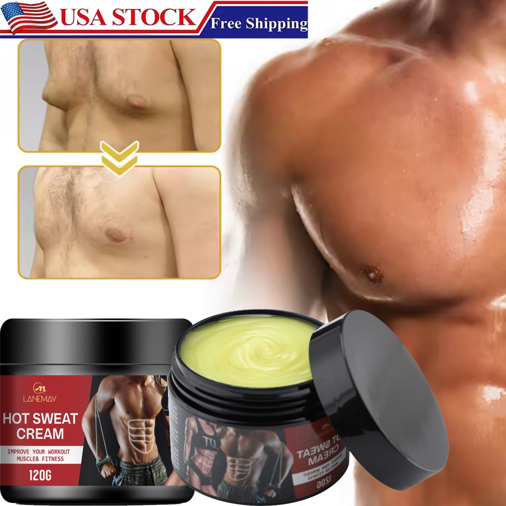 120g Abdominal Muscles Cream Weight Loss Belly Fat Burner Sweat Enhancer US
