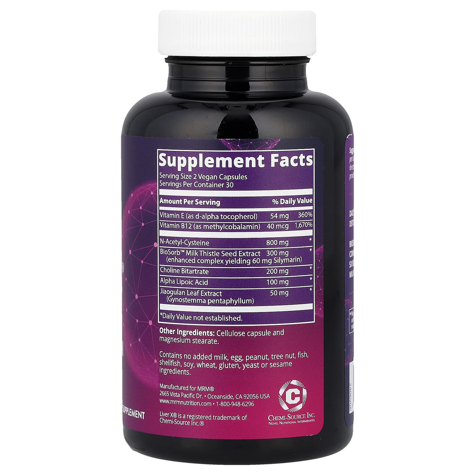 2 X MRM Nutrition, Liver X�, 60 Vegan Capsules