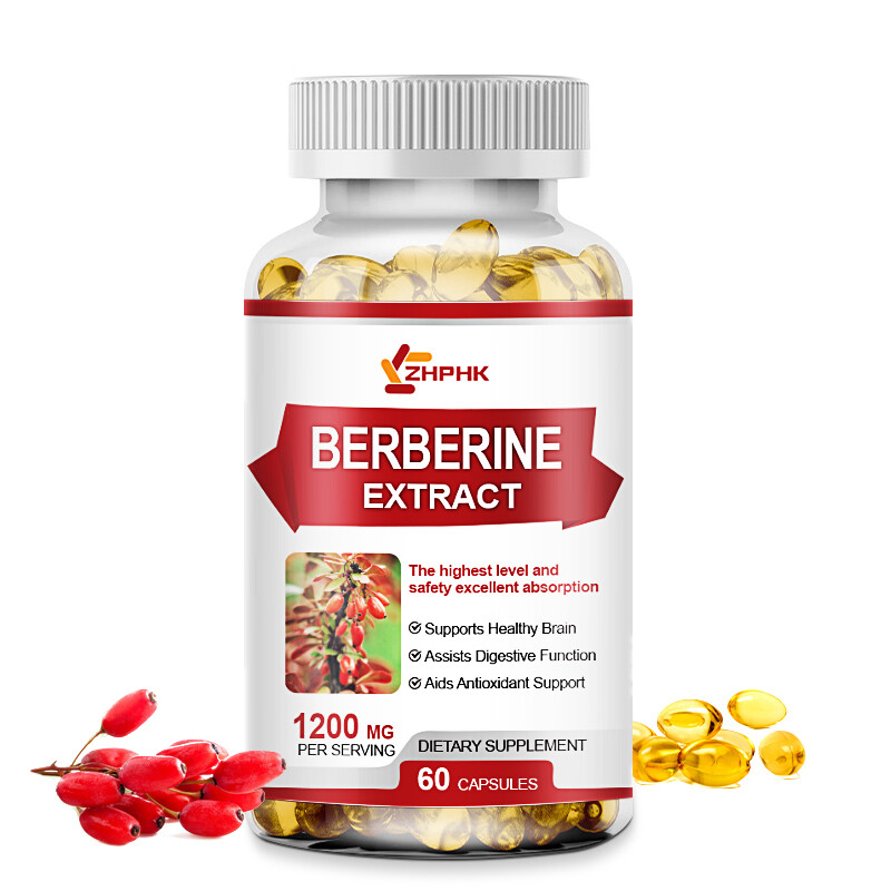 3 Packs Berberine 1200mg High Abosorption For Blood Sugar Immune 3 Months Supply