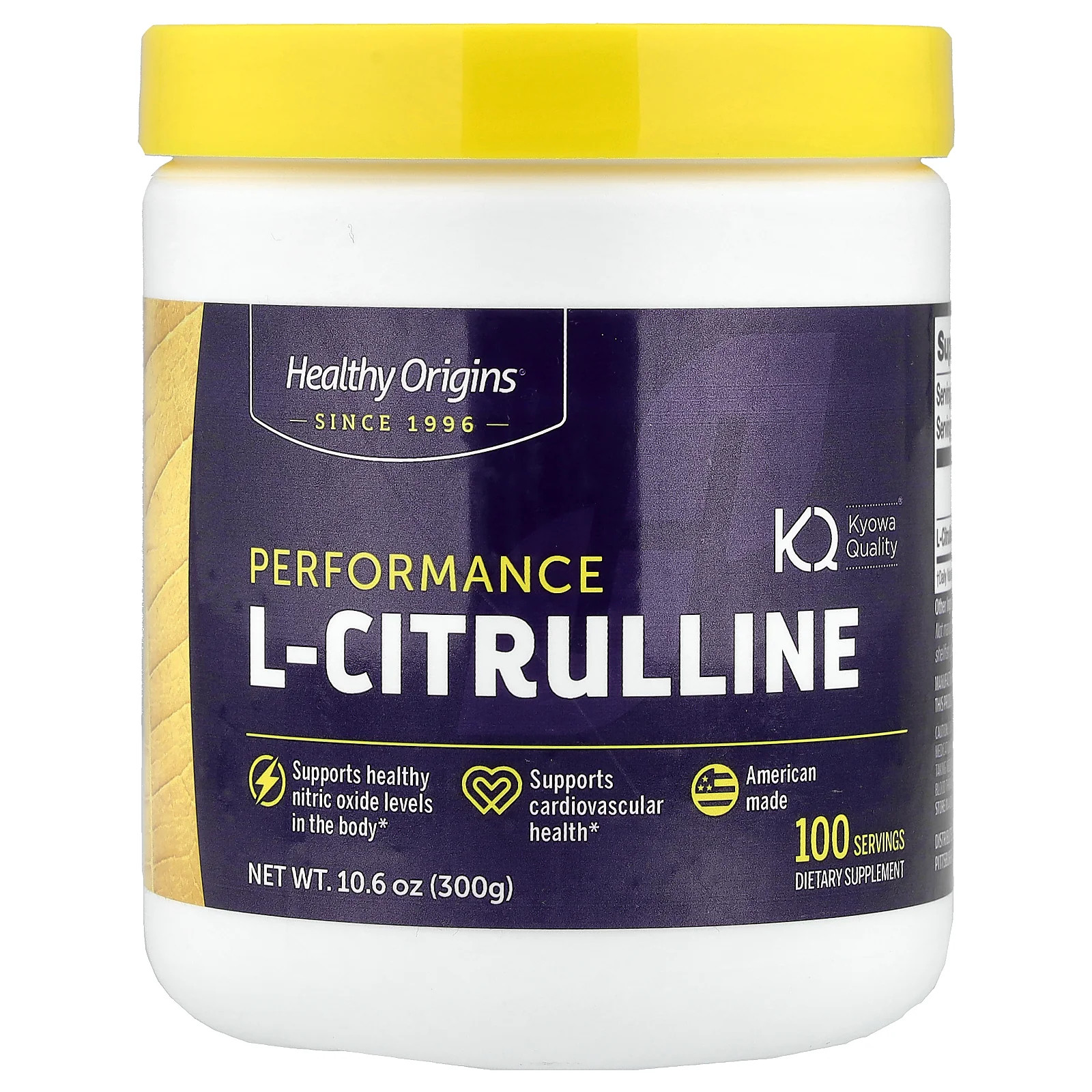 2 X Healthy Origins, Performance, L-Citrulline, 10.6 oz (300 g)