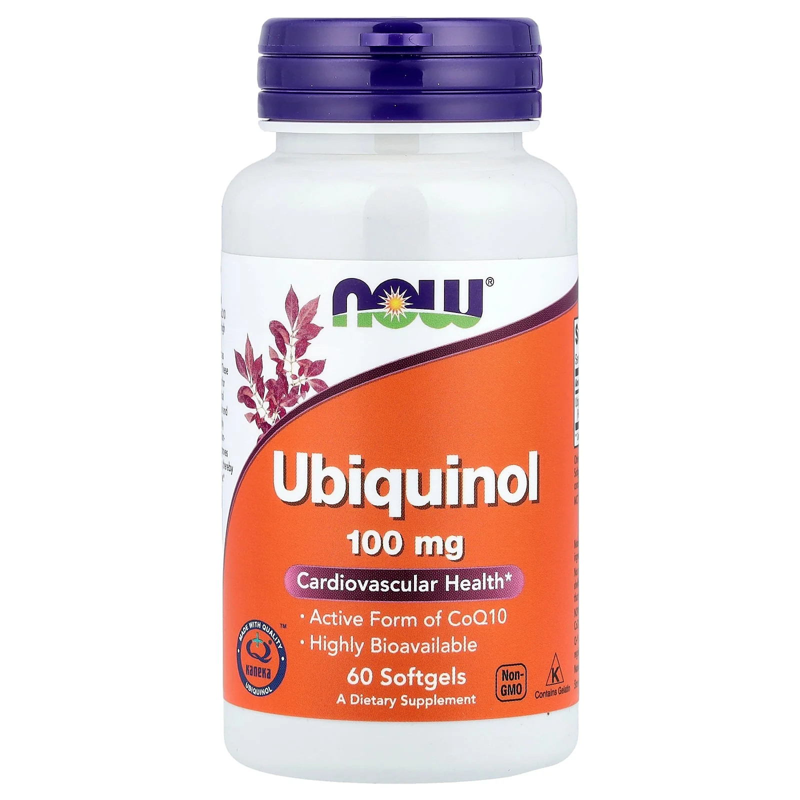 2 X NOW Foods, Ubiquinol, 100 mg, 60 Softgels