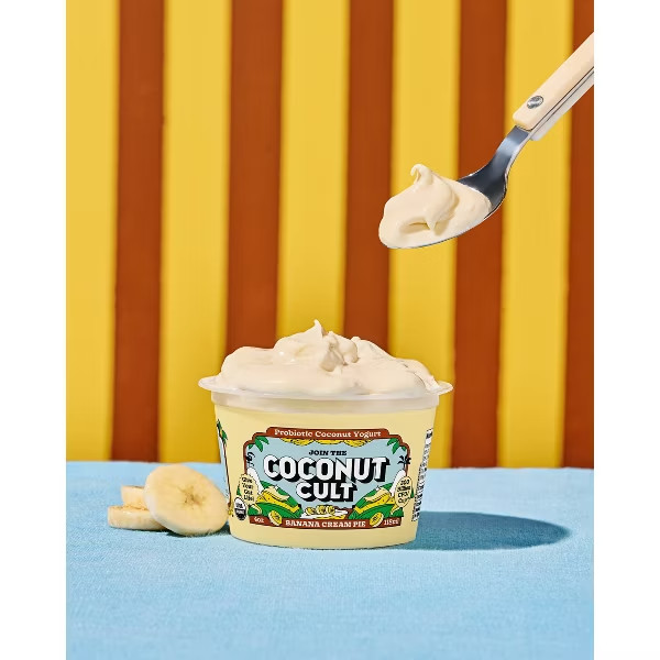 The Coconut Cult Organic Banana Cream Pie Coconut Yogurt – 4oz