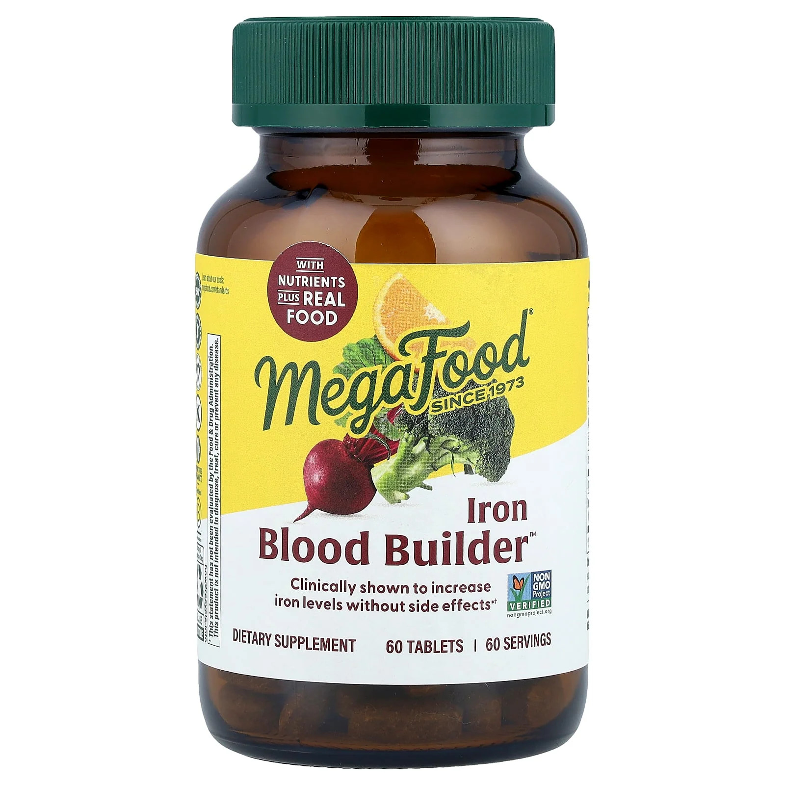 2 X MegaFood, Blood Builder�, Iron, 60 Tablets