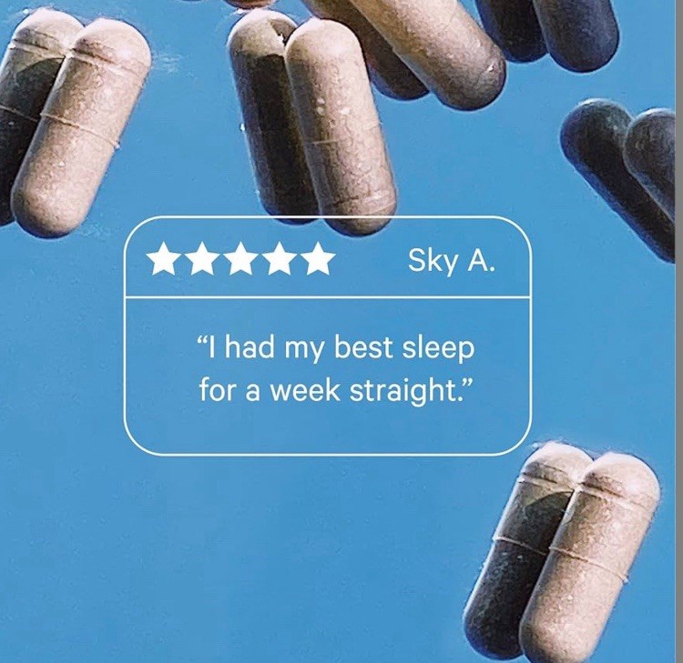 Sleep Stress Aid Capsules Ashwagandha, Passionflower; Melatonin-Free ED:01/2025