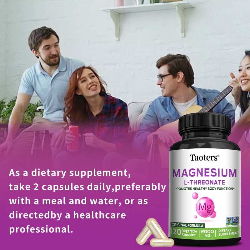 Magnesium L-Threonate Improve Memory Concentration And Cognitive Abilities