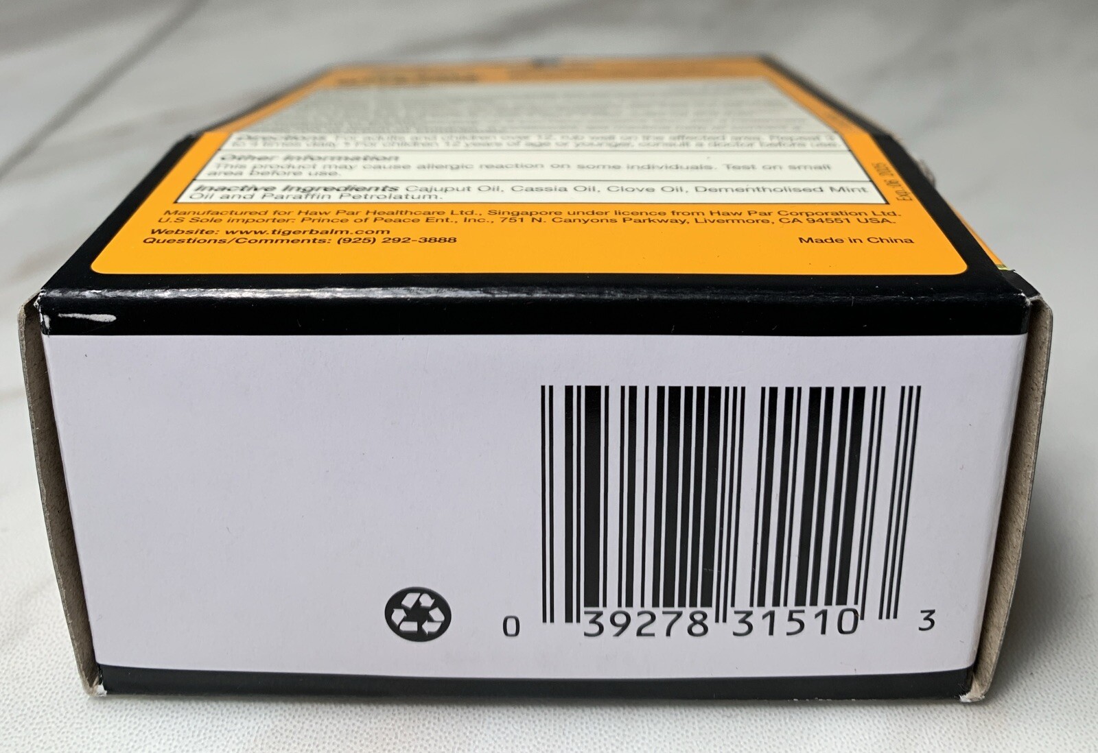 Tiger Balm Ultra Strength Pain Relieving Ointment Non-Staining 18 gm EXP 06/2025