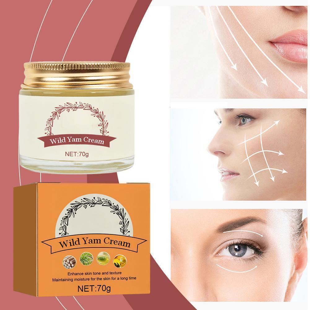 70g Wild-Yam Cream – Hormonal For Support Balance Perimenopause Menopause L3B7