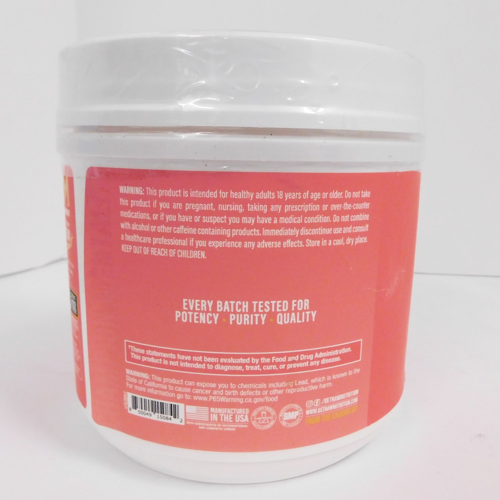 Raw Nutrition, Bum Essentials, Essential Pre-Workout, Citrus Grapefruit SEALED