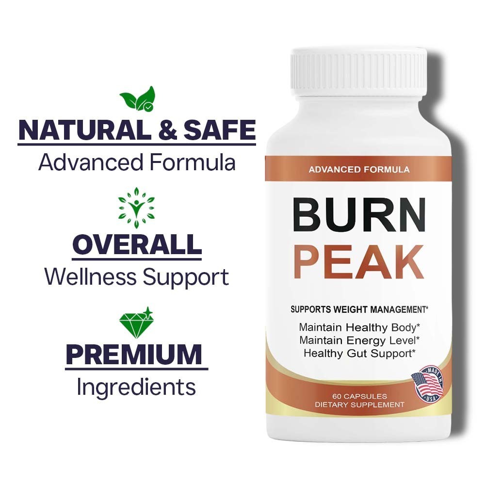 1PCS 2026 New Burn Peak for Advanced Weight Loss, BurnPeak Fat-Burner Formula
