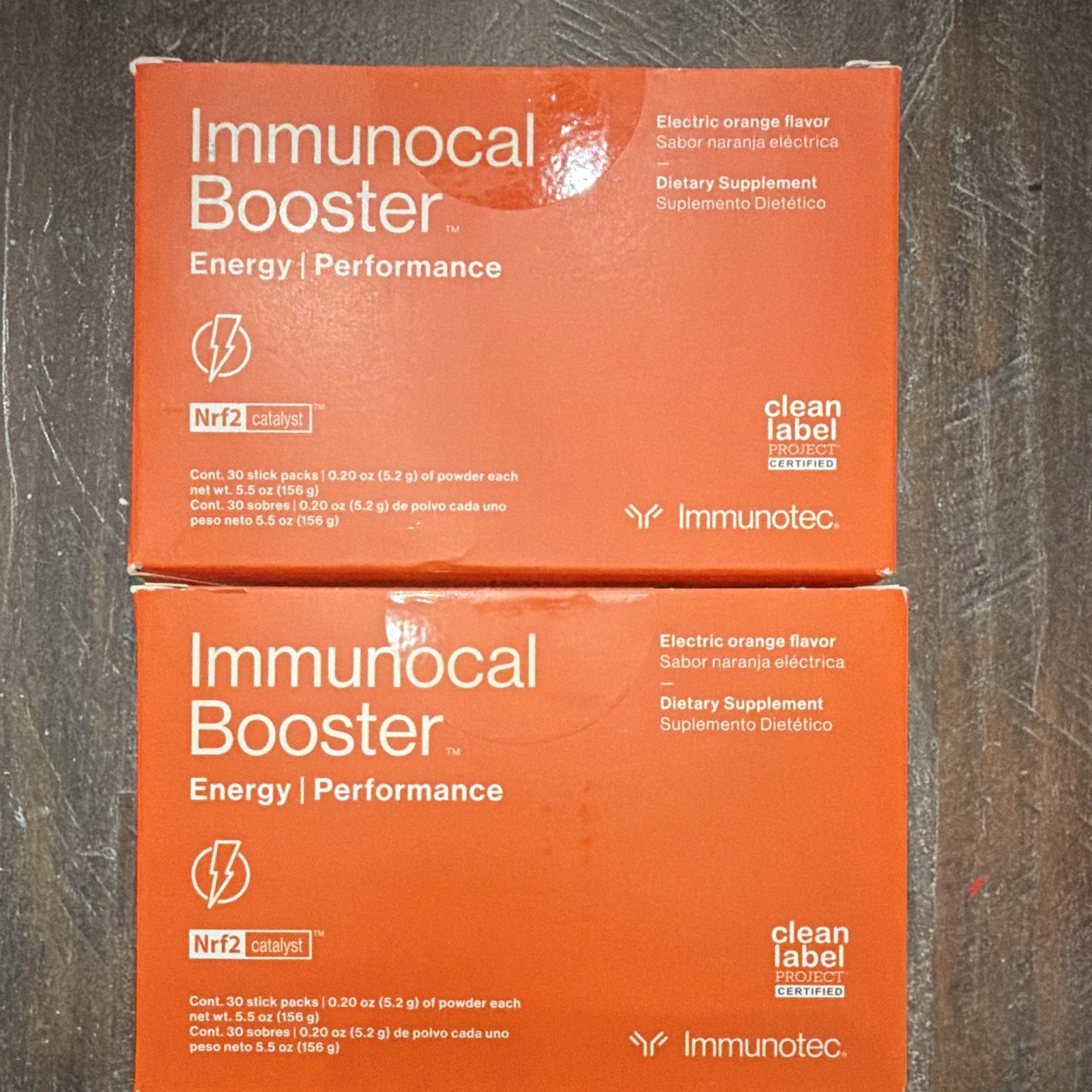 Immunotec Immunocal Booster Energy/Performance Powder Nrf2 Orange 30