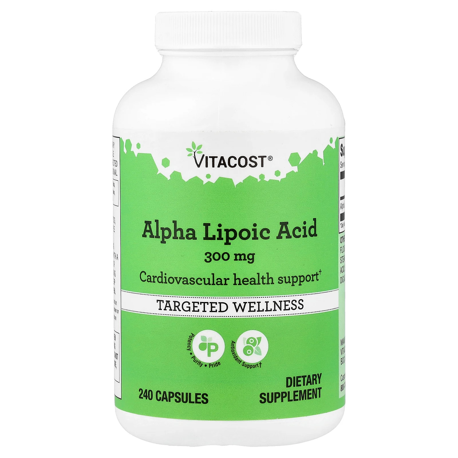2 X Vitacost, Alpha Lipoic Acid, 300 mg, 240 Capsules