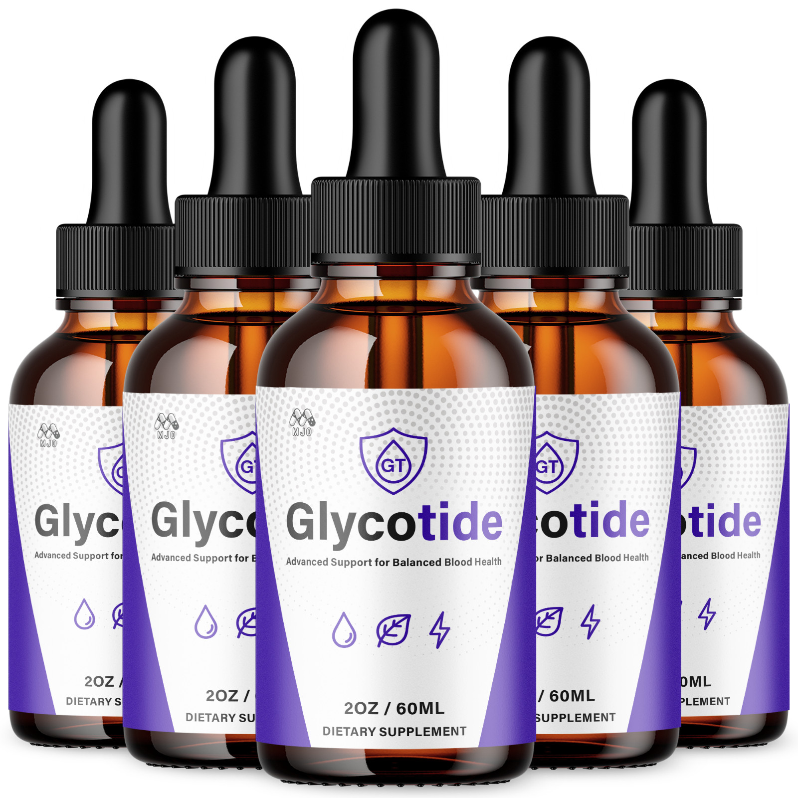 (5 Pack) Glycotide Drop Blood Support Vitamin Supplement Glyco Tide 150 Servings