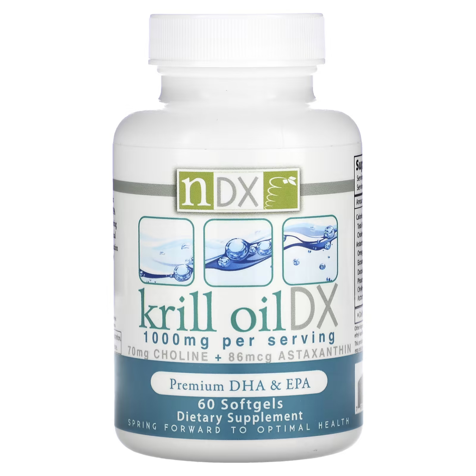 2 X Natural Dynamix (NDX), Krill Oil DX, 1000 mg, 60 Softgels-worldwide