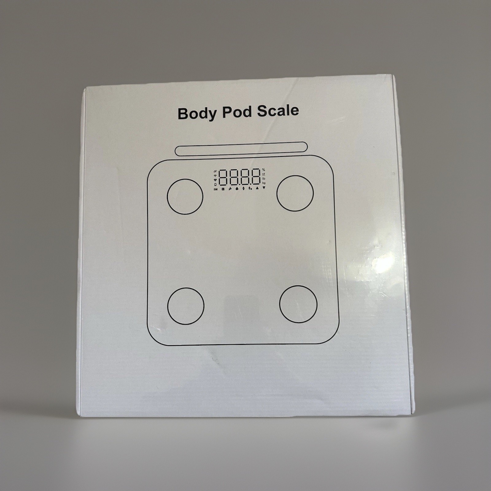The Body Pod Smart Scale- Body Fat Scale 8- Electrode Health Pod Scale