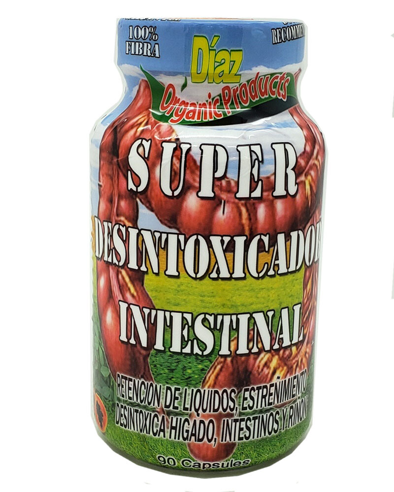 Diaz Super Desintoxicador Intestinal 90 Capsules