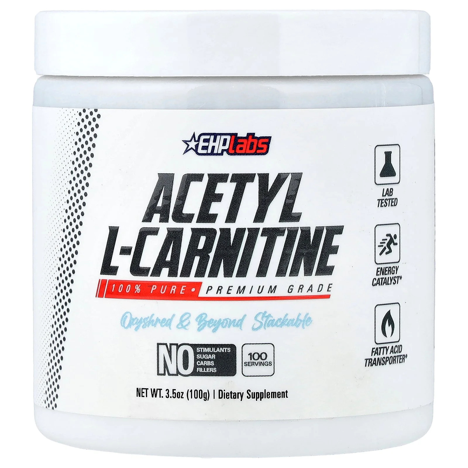 2 X EHPlabs, Acetyl L-Carnitine, 3.5 oz (100 g)
