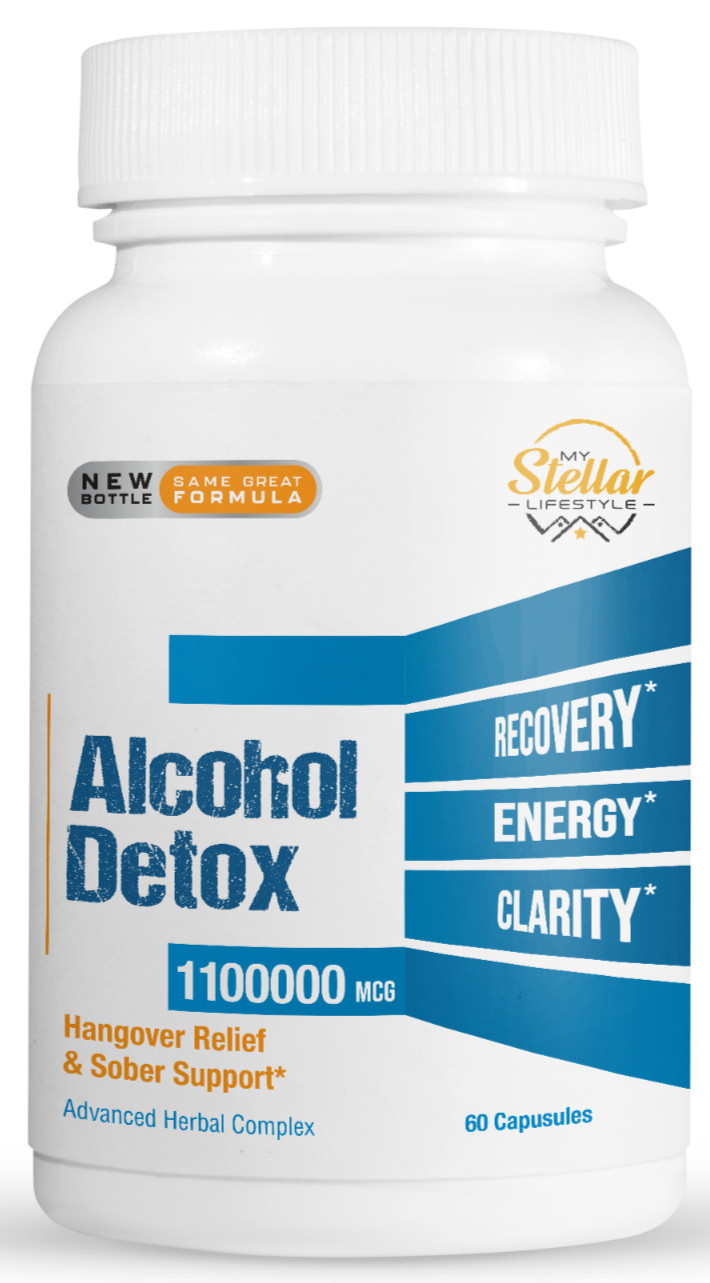 Alcohol Detox, hangover relief and sober support-60 Capsules