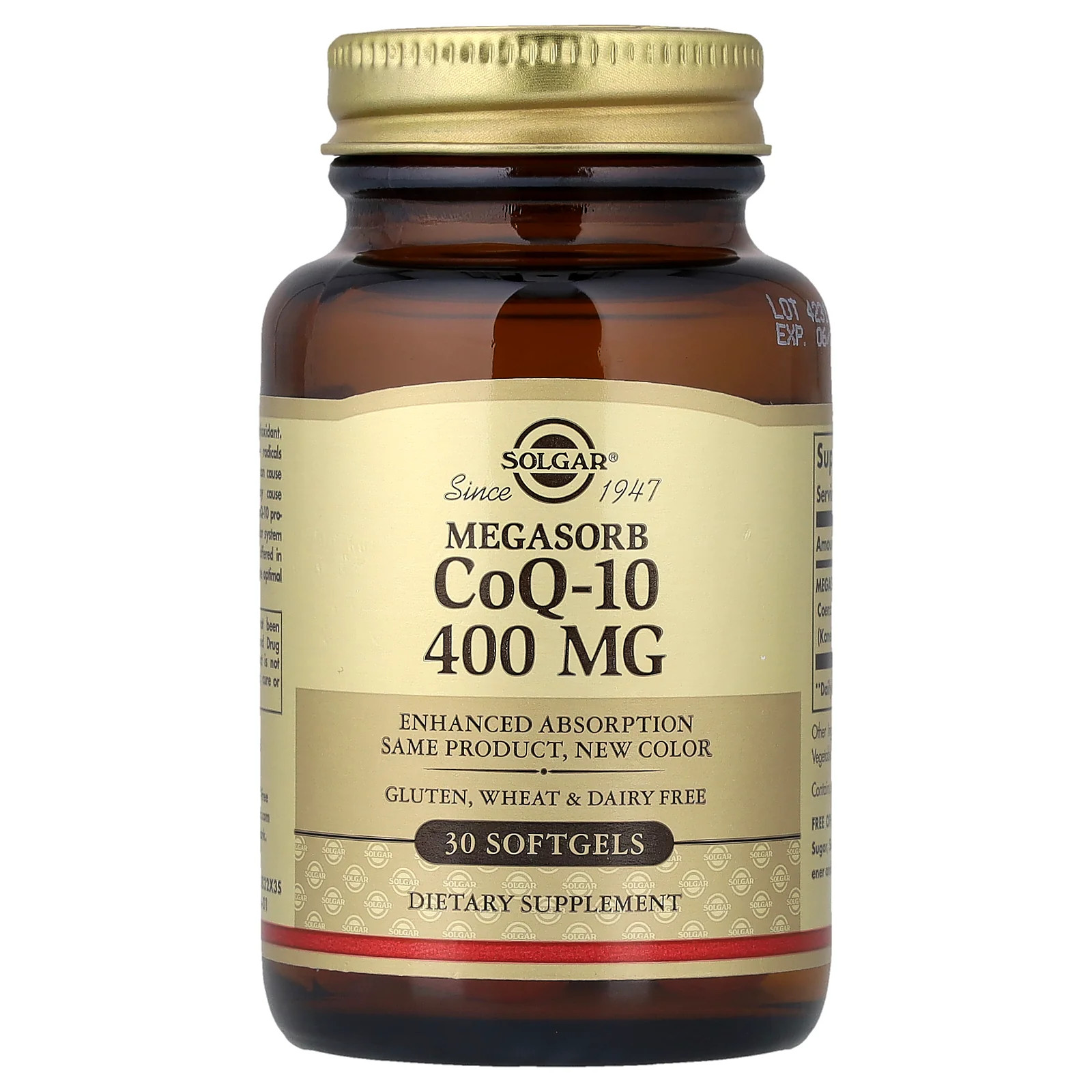 2 X Solgar, Megasorb CoQ-10, 400 mg, 30 Softgels