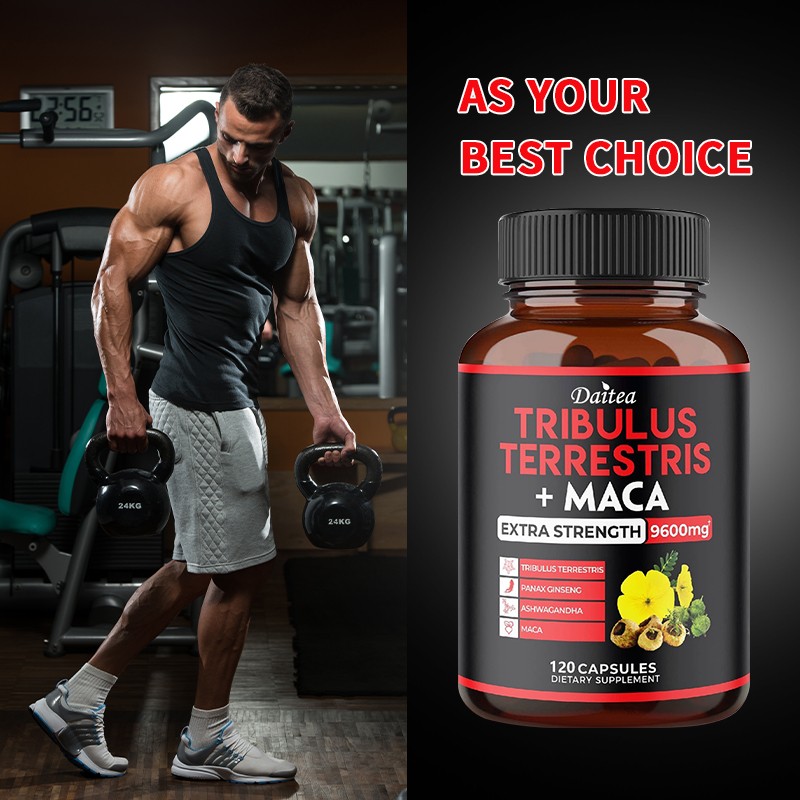 Tribulus Terrestris+Maca Improve Energy Endurance Support Movement 30-120 Pills