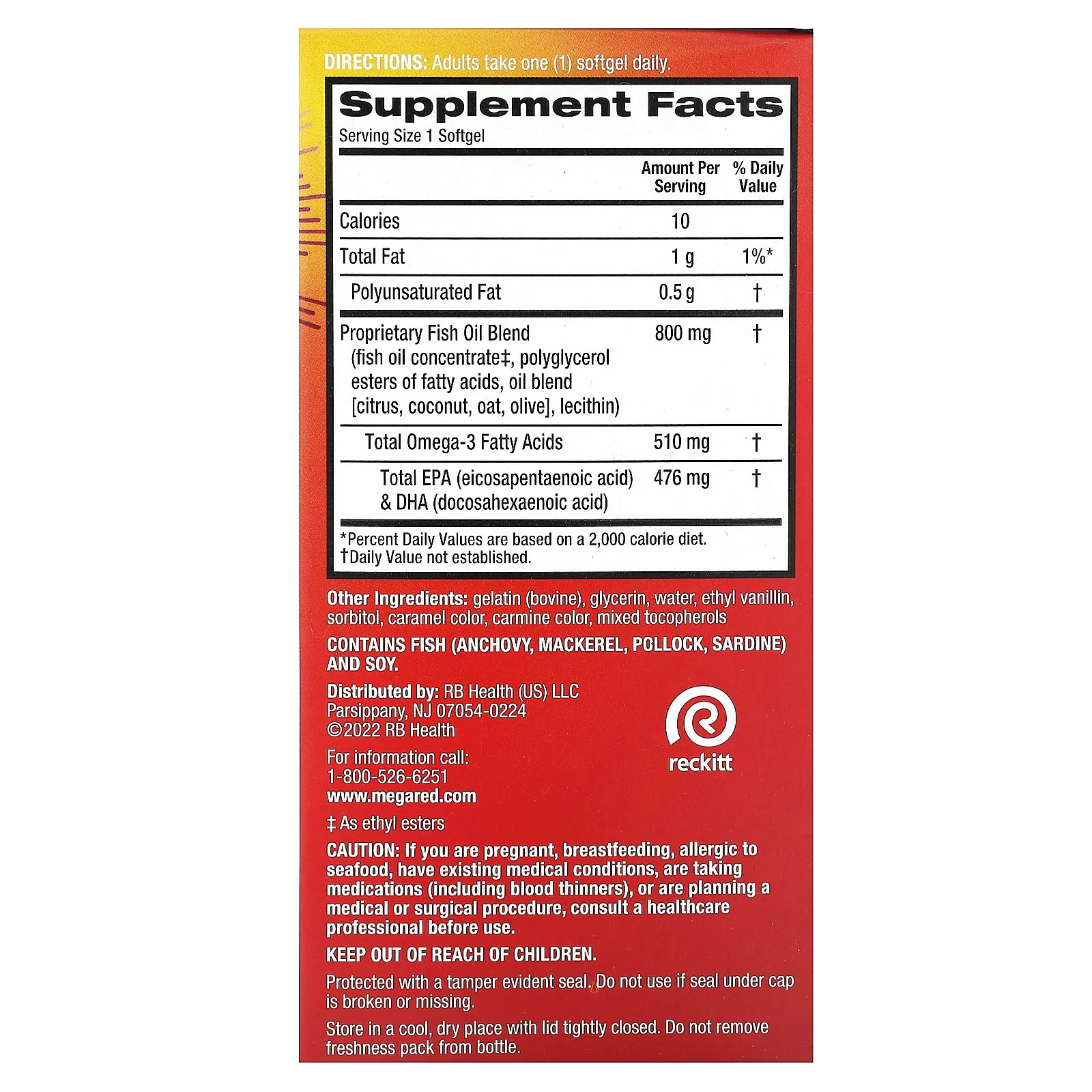 2 X Schiff, MegaRed, Omega-3s Fish Oil, Vanilla, 800 mg, 80 Softgels