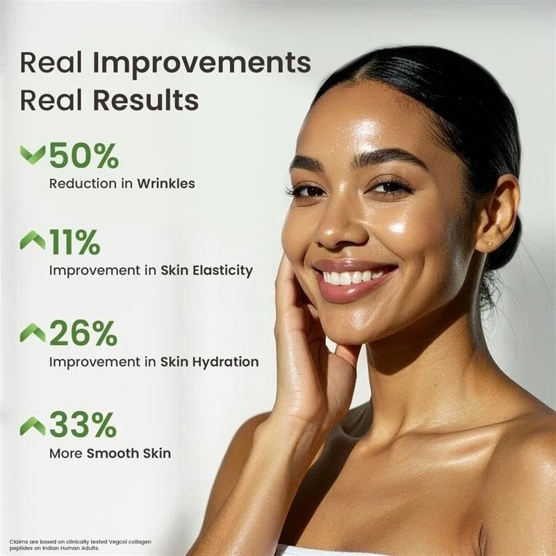 Collagen Supplement Powder With Hyaluronic Acid & Vitamin C For Glowing skin u83