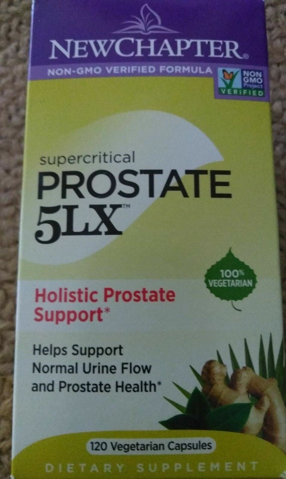 New Chapter Supercritical Prostate 5LX 120 Vegetarian Capsules 8 2025