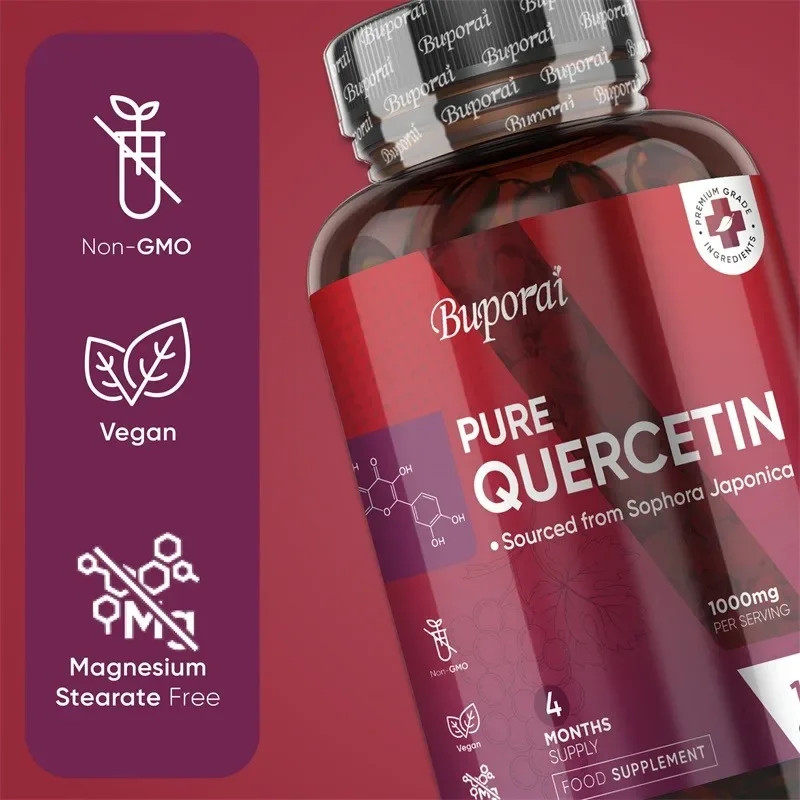 Quercetin 120pcs, Support Cellular Energy,Promotes Heart & Cardiovascular Health