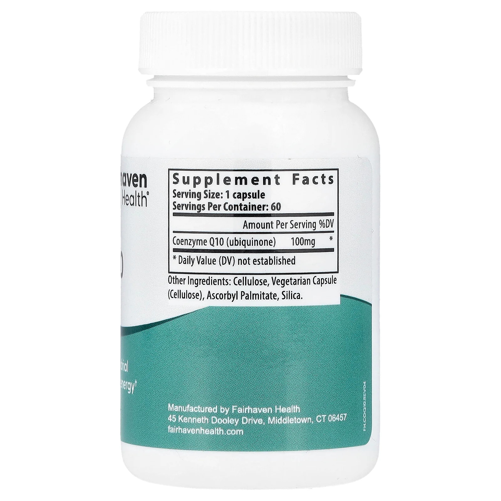 2 X Fairhaven Health, Co-Q10, 60 Capsules (100 mg per Capsule)