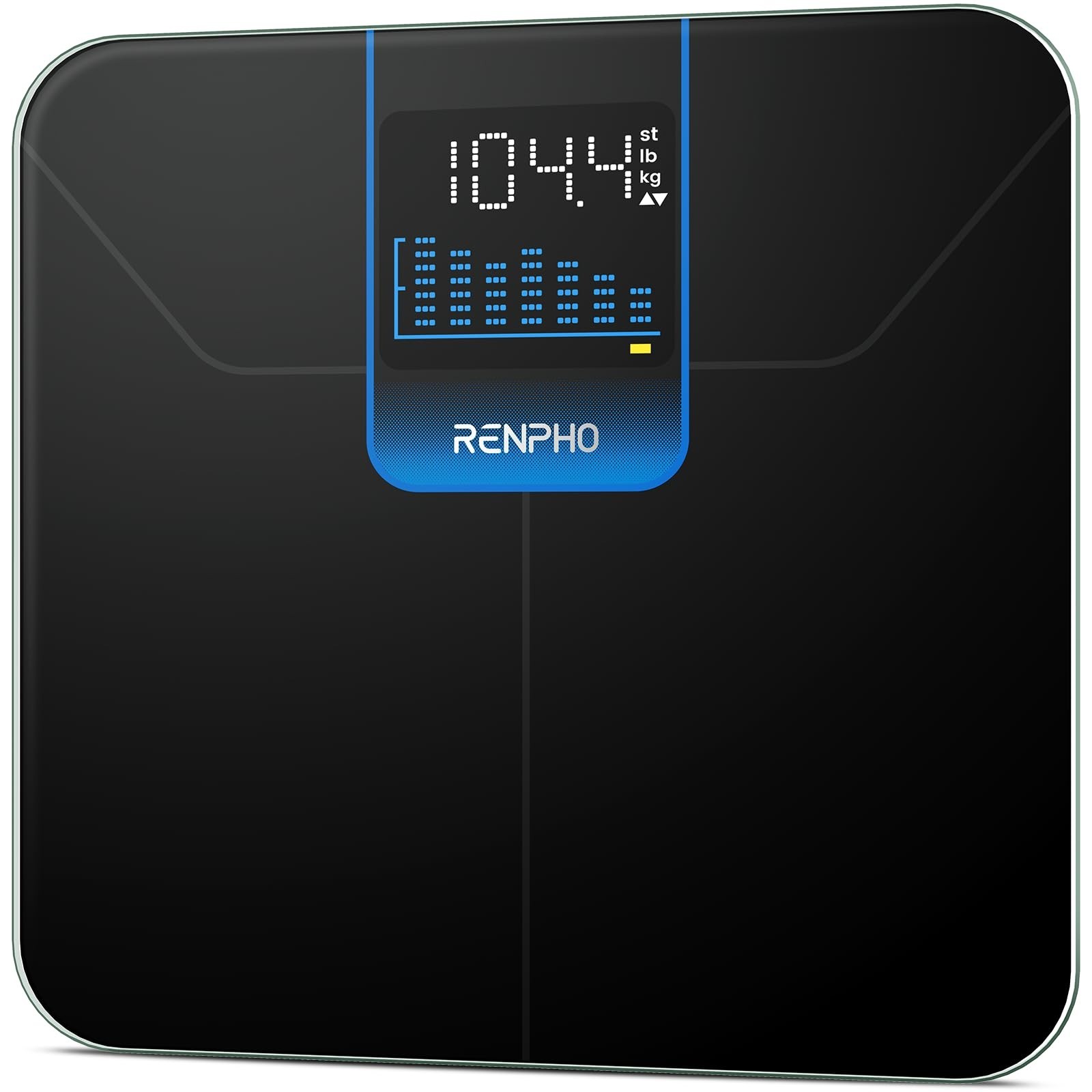 Digital Bathroom Scale with Large LED Display, 400lbs Capacity, 7-Day Weight Tre
