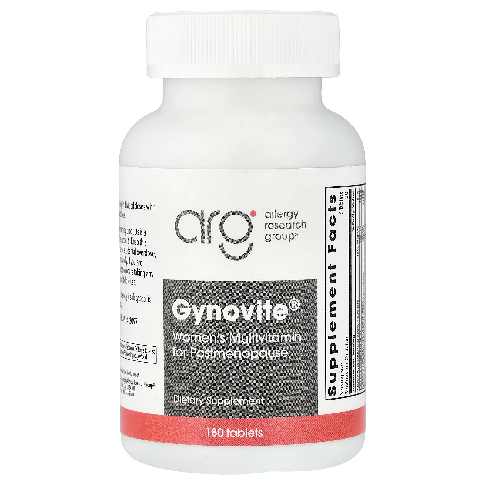 2 X Optimox, Gynovite�, 180 Tablets