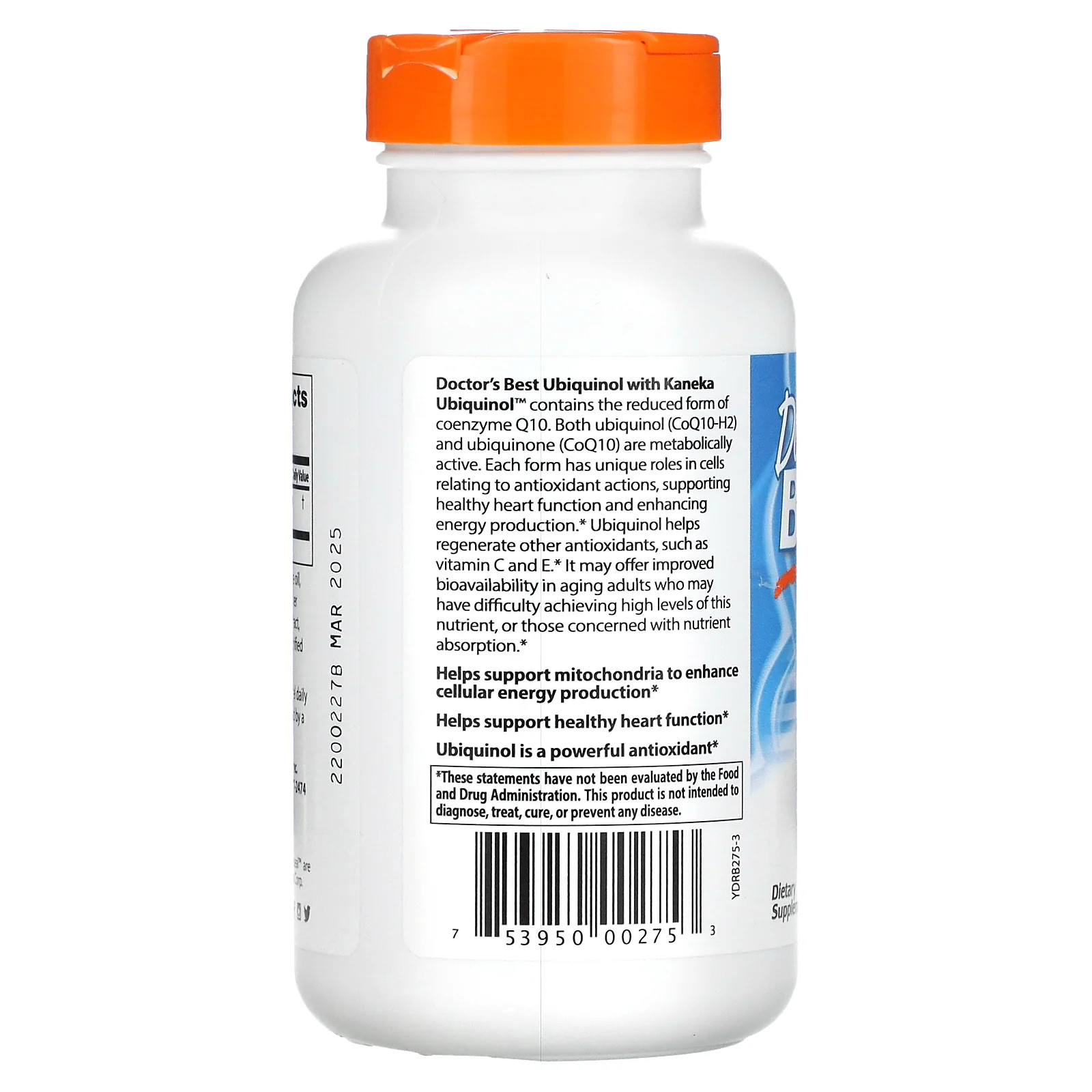 2 X Doctor’s Best, Ubiquinol , 200 mg, 120 Softgels