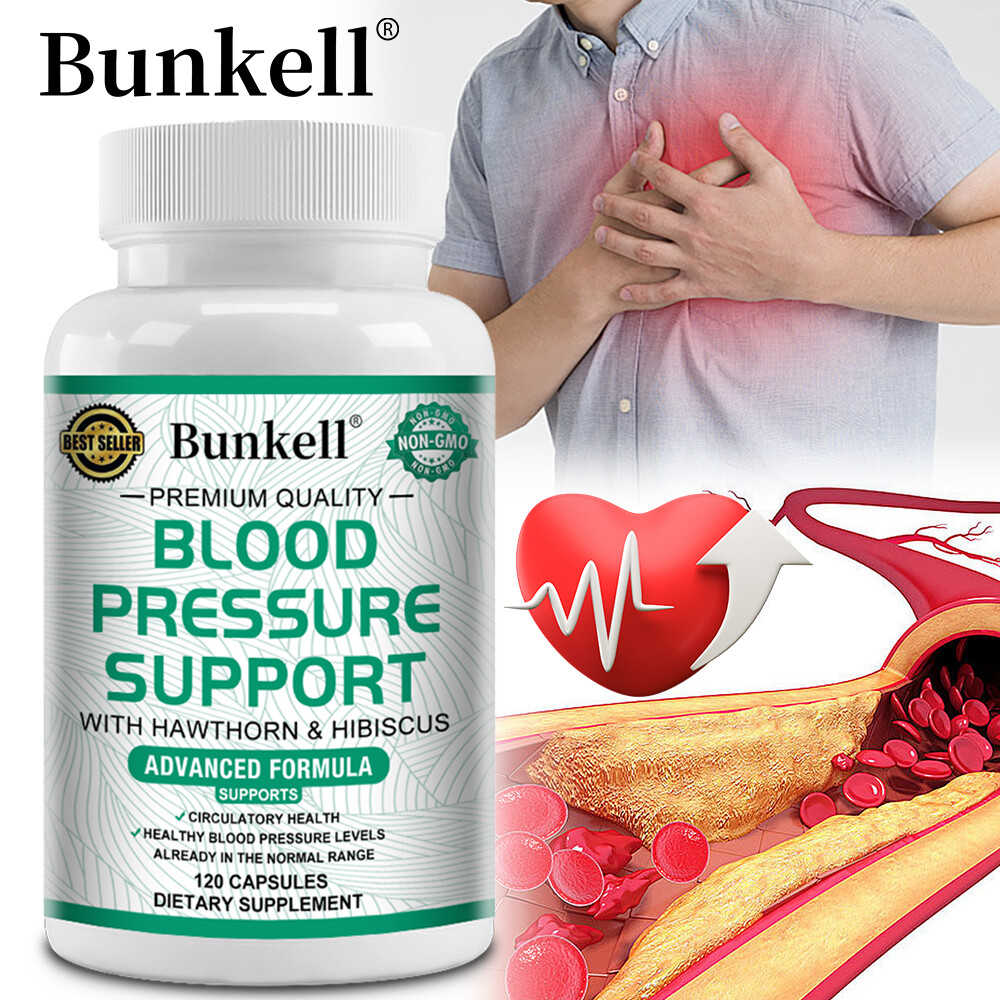 Blood Pressure Support Formula Healthy Blood Pressure Levels 30/60/120Caps