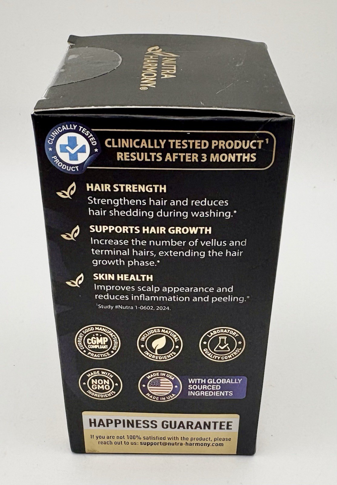 Biotin Collagen Hyaluronic Acid Keratin 25000mcg Made in USA Expires 7/2027