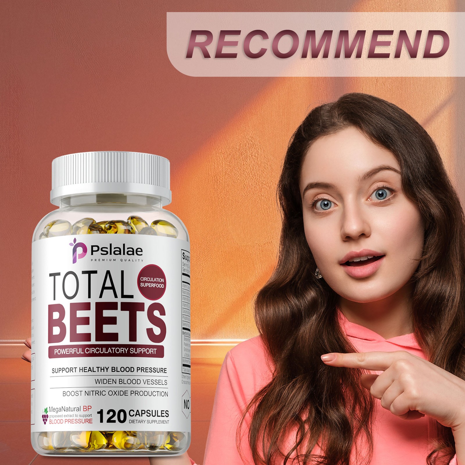 Total Beets 2060mg – Circulation Support,Superfood Beet Root Powder Nitric Oxide