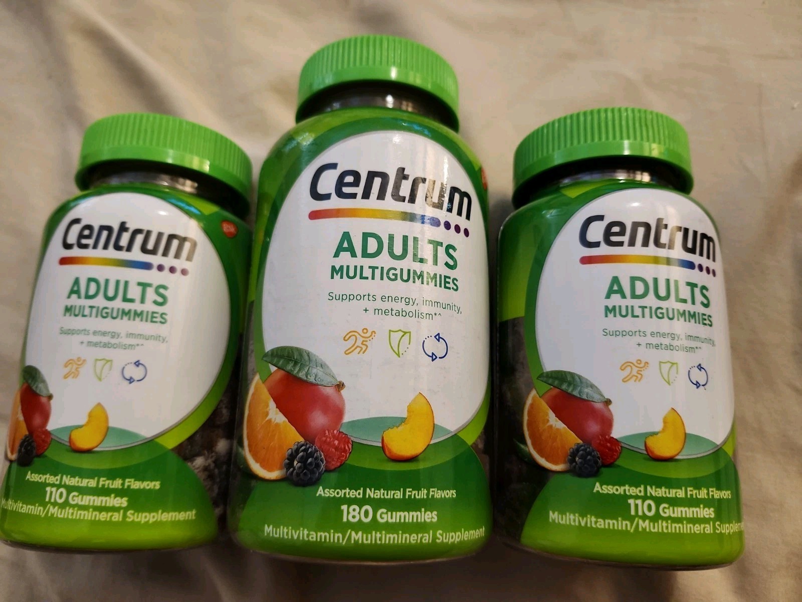 3 Pack Centrum Adults Multivitamin 400Ct Each Gummies Exp 7&8/26 🔥